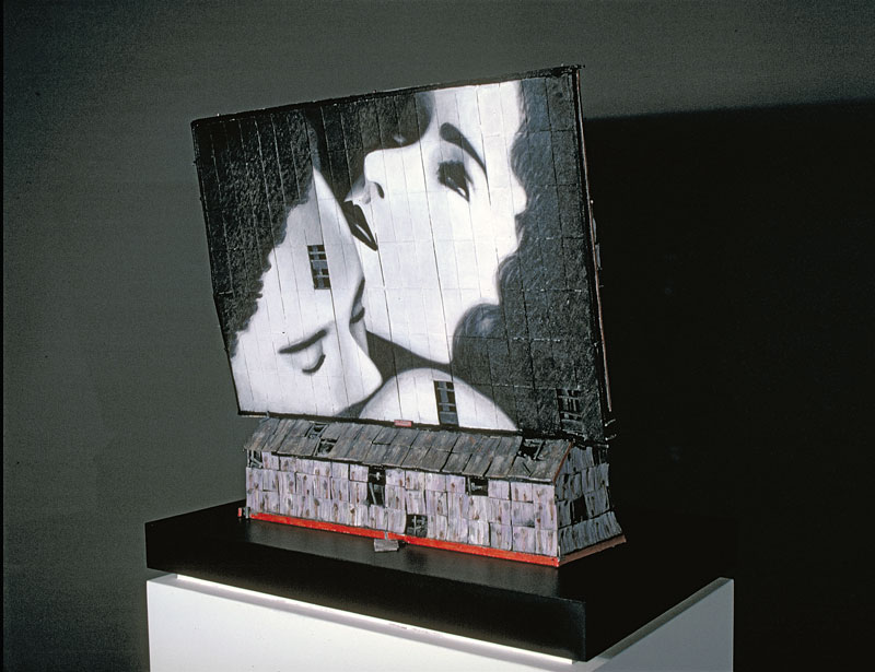 Jericho: A Kiss On The Shoulder, 1982, 36"w x20"d x 30"h, terra cotta, oil and acrylic