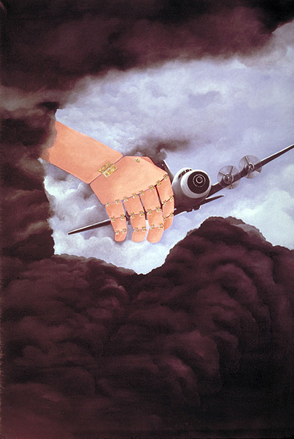 The Plane, 1972, 48"w x 72"h, Oil on canvas