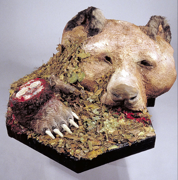 Bear, 1991, 36"w x 36"h, Styrofoam and mixed media